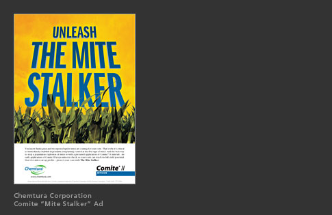 Chemtura Corporation Comite "Mite Stalker" Ad